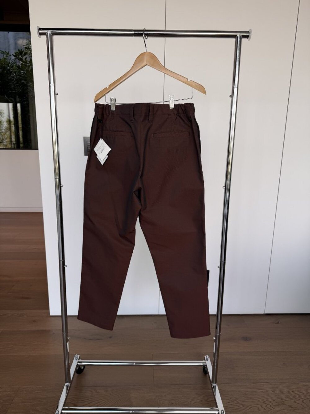 IM MEN Issey Miyake Burgundy Trousers - Size 3